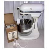 Kitchenaid stand mixer and flat beater