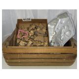 Cookie cutters,  SpongeBob cake pan and basket