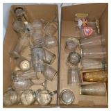 Christmas wine glasses, brewery glasses, shot