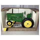 John Deere model tractor in box