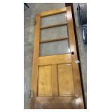 Wooden door