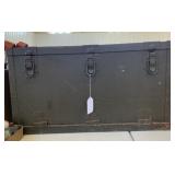Military wooden trunk