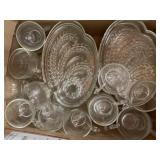 Glass snack set