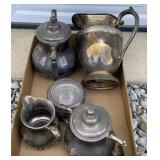 Silver serving set