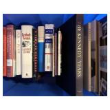 Tote of Kennedy memorabilia books