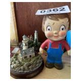 (3) Thomas Kinkade models, toy