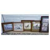 (5) Framed Pictures