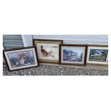 (4) Framed Pictures