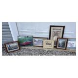 (7) Framed Pictures