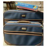 Paper dolls and (2) Jaguar suitcases