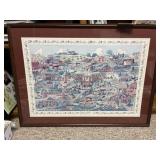 Ashland Ohio framed print