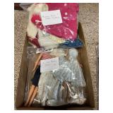 Barbie dolls with extra clothing