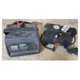 Diehard battery charger and portable compressor