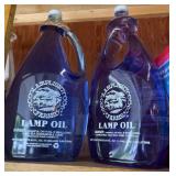 (2) 1/2 gallon bottles of lamp oil