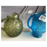 (3) Glass Pitchers