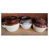 (3) Bean pots