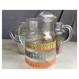 (3) Glass Pitchers