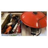 Wok and kitchen utensils