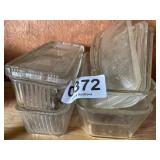 Glass baking dishes