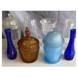 Miscellaneous vintage glass