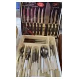 Flatware and knife set