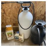 Weed sprayers, oil, and round up