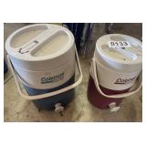 (2) Coleman polylite water coolers