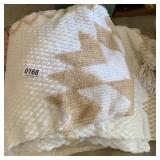(2) Chenille bed spreads