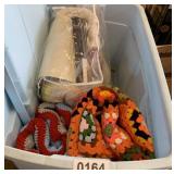 Tote and (3) afghans