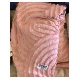 Chenille pastel bedspread