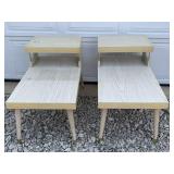 (2) Vintage end tables