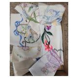Embroidered linens
