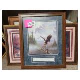 (6) Framed pictures