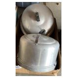 (2) Metal cake safes
