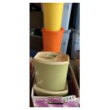 Tupperware canisters and more