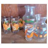 Decanters and glasses