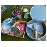 Vintage lanterns & beauty needs