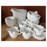 (10) milk glass bowls & more