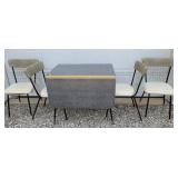 Vintage drop leaf table & 4/Chairs
