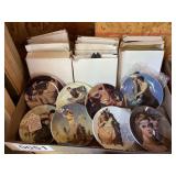 (8) Norman Rockwell miniature plates