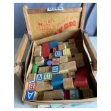 Vintage Child swing, blocks, records, more