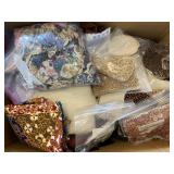 Fabric squares, pieces