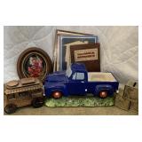 Spiritual signage, Harley Davidson bank, and more