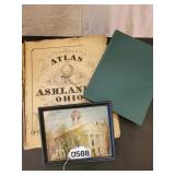 Vintage Ashland map, picture & book