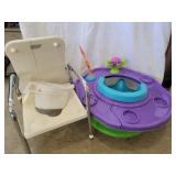 Baby play seat, potty chair, Diaper genie