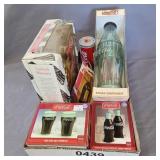Coca-Cola alarm clock,  S&P straw dispenser, more