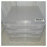 (4) small storage containers