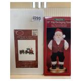 Musical Christmas train and Santa