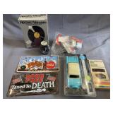 Kiss candle, car telephone, record vacuum & more