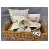 Spinning Wheel magazines and decor